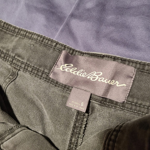 Eddie Bauer High Waisted Jean Shorts - Picture 6 of 8